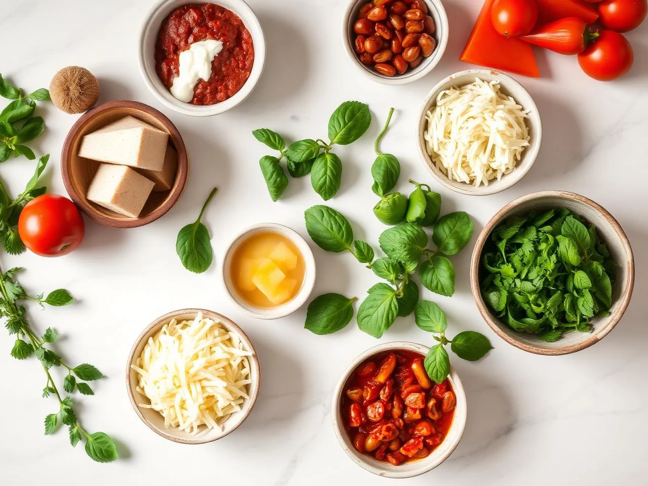 Ingredients for Eggplant Parmesan Casserole
