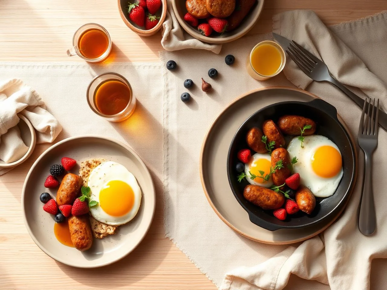 Eggs And Sausage Skillet