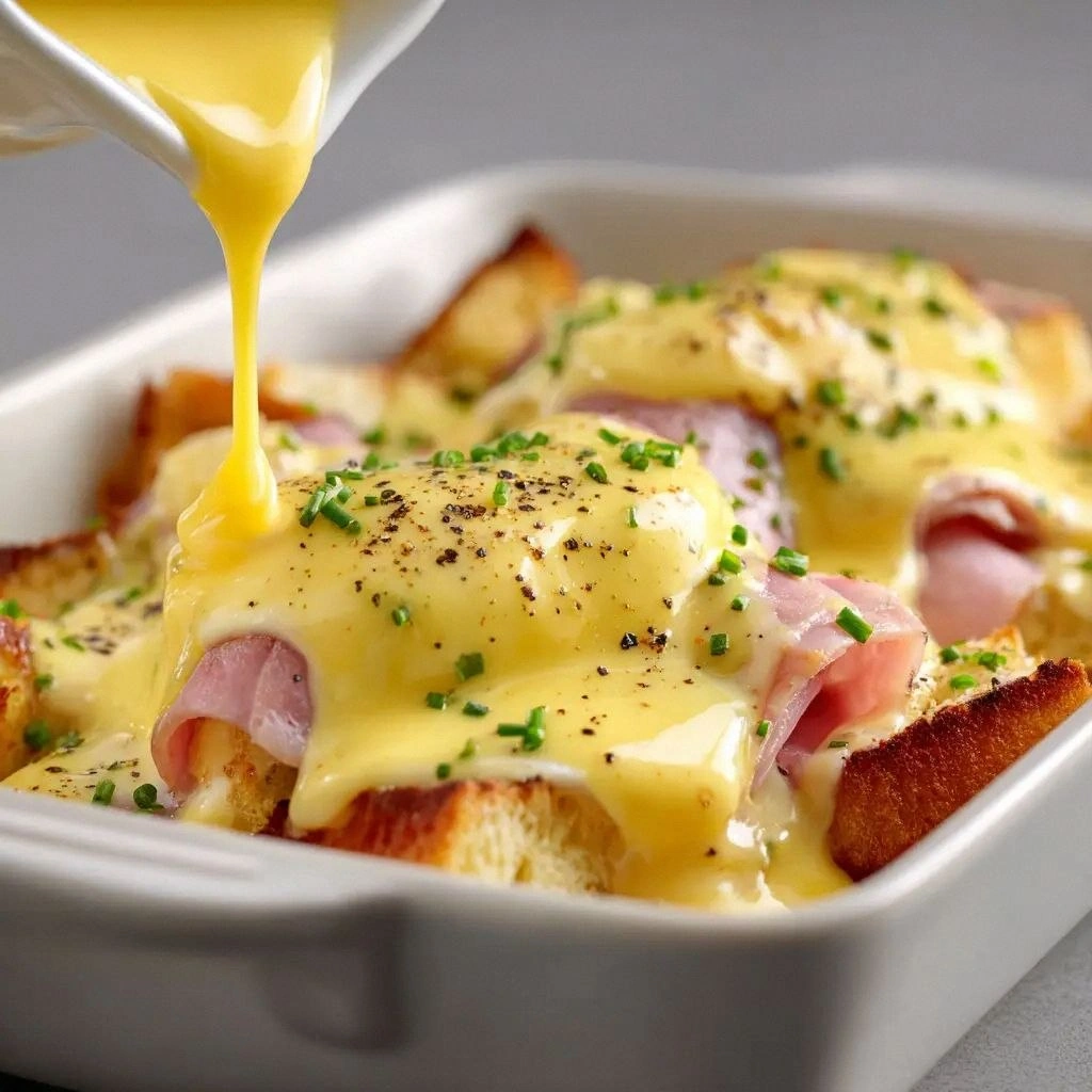 Eggs Benedict Casserole (Easy 