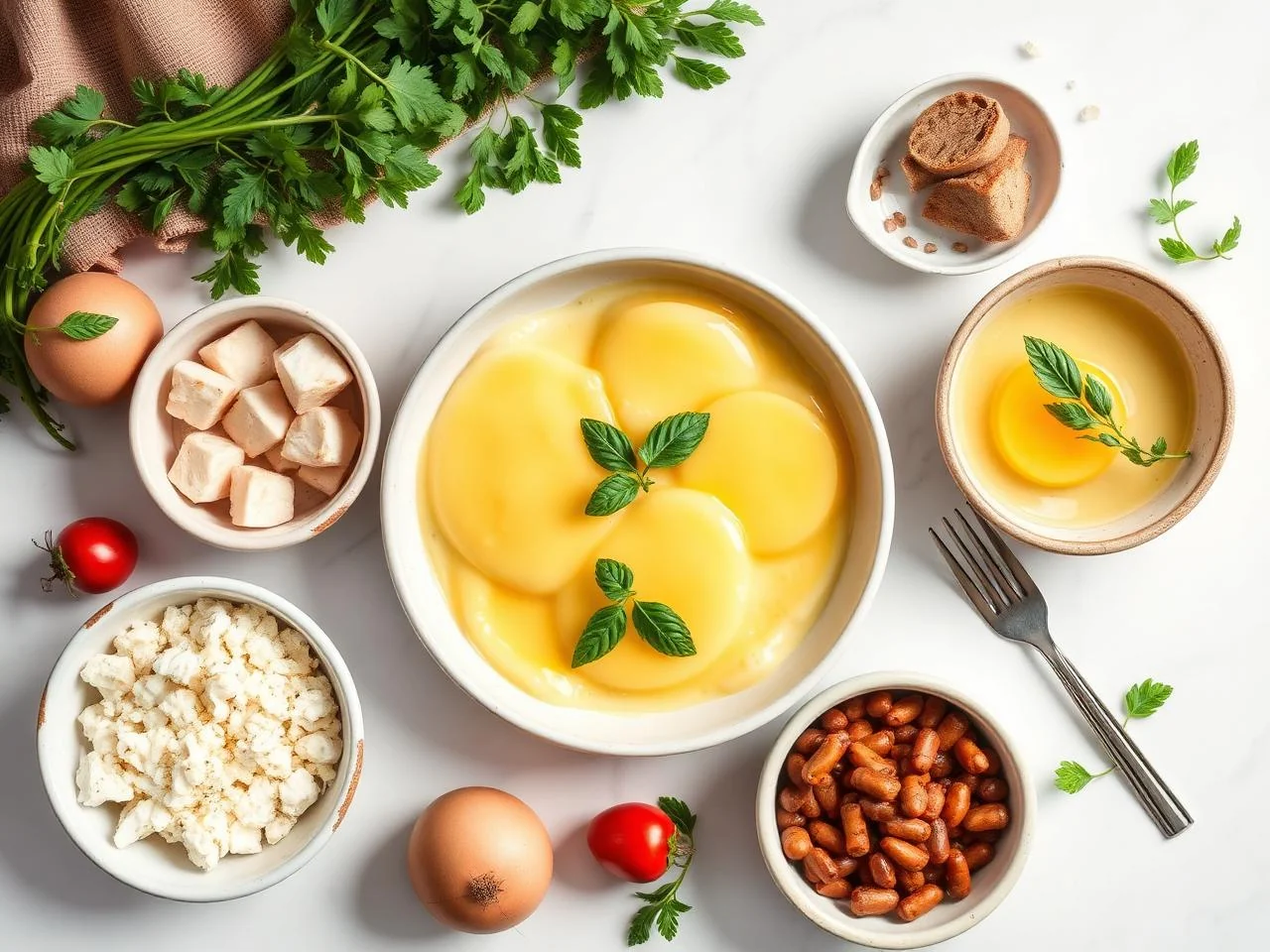 Ingredients for Eggs Benedict Casserole