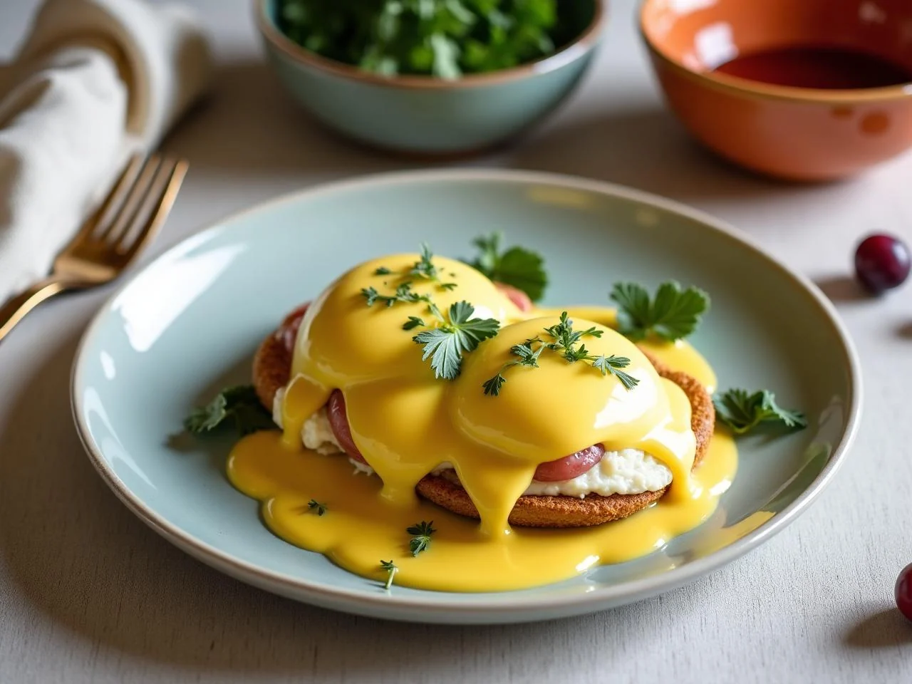 Eggs Benedict with Hollandaise
