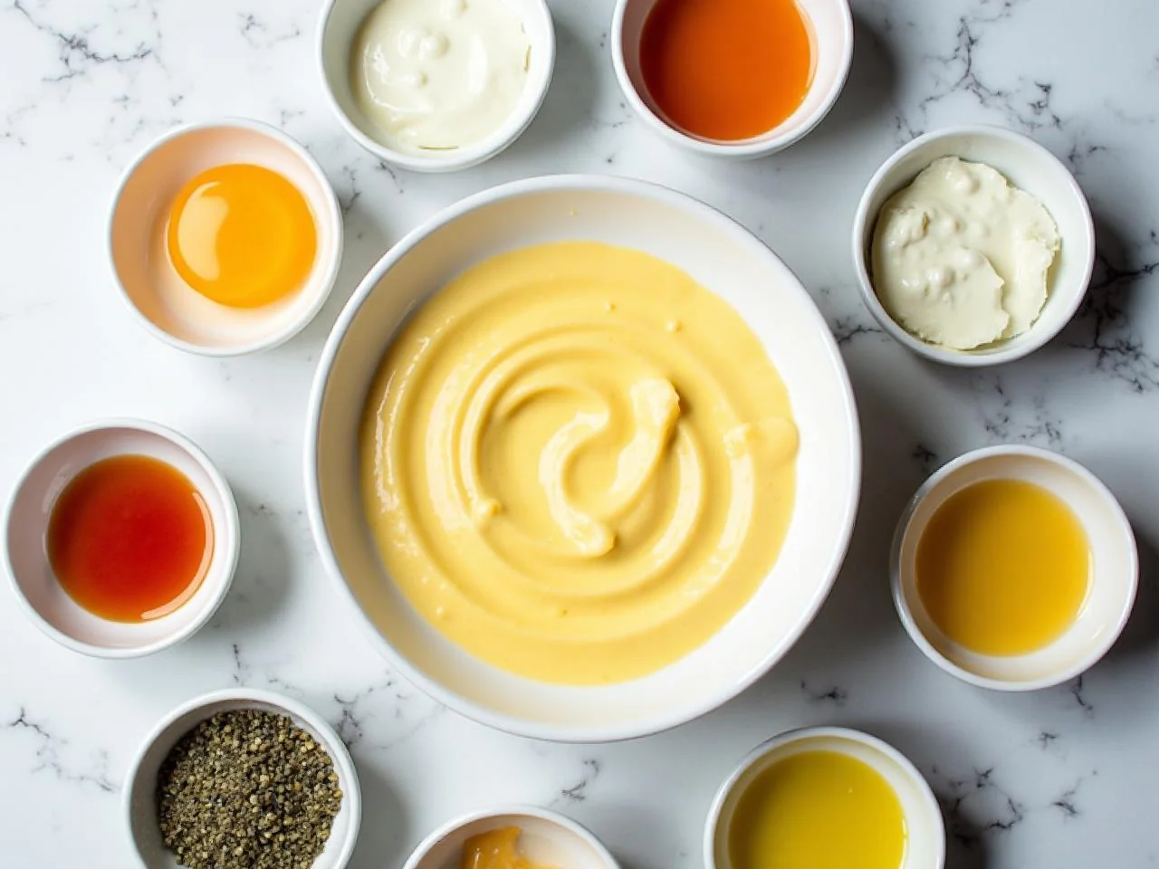 Ingredients for Eggs Benedict with Hollandaise
