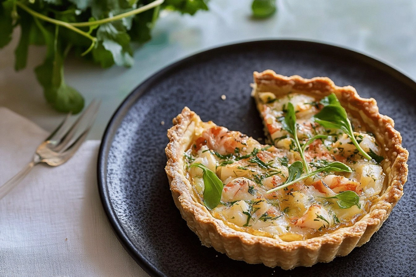 Elegant Crab and Tarragon Tart