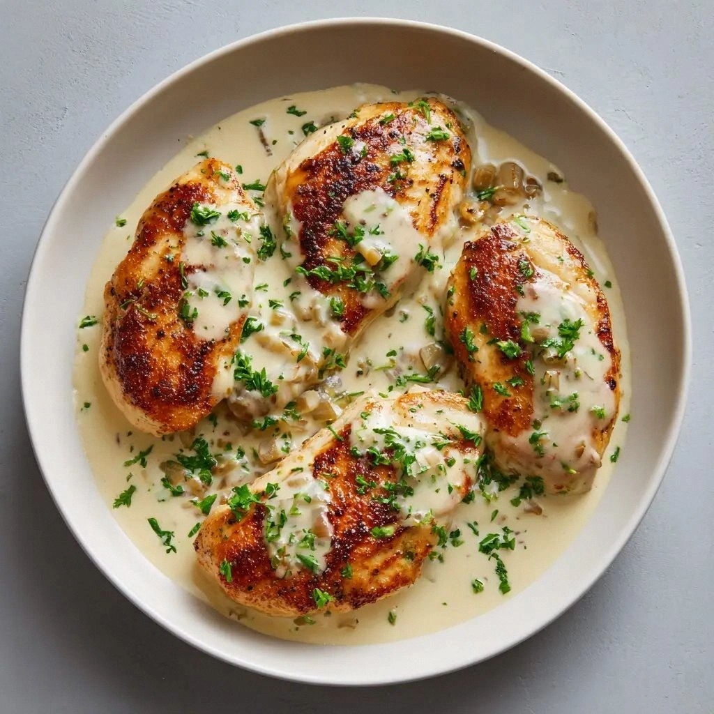 Elegant Pan-Seared Champagne C