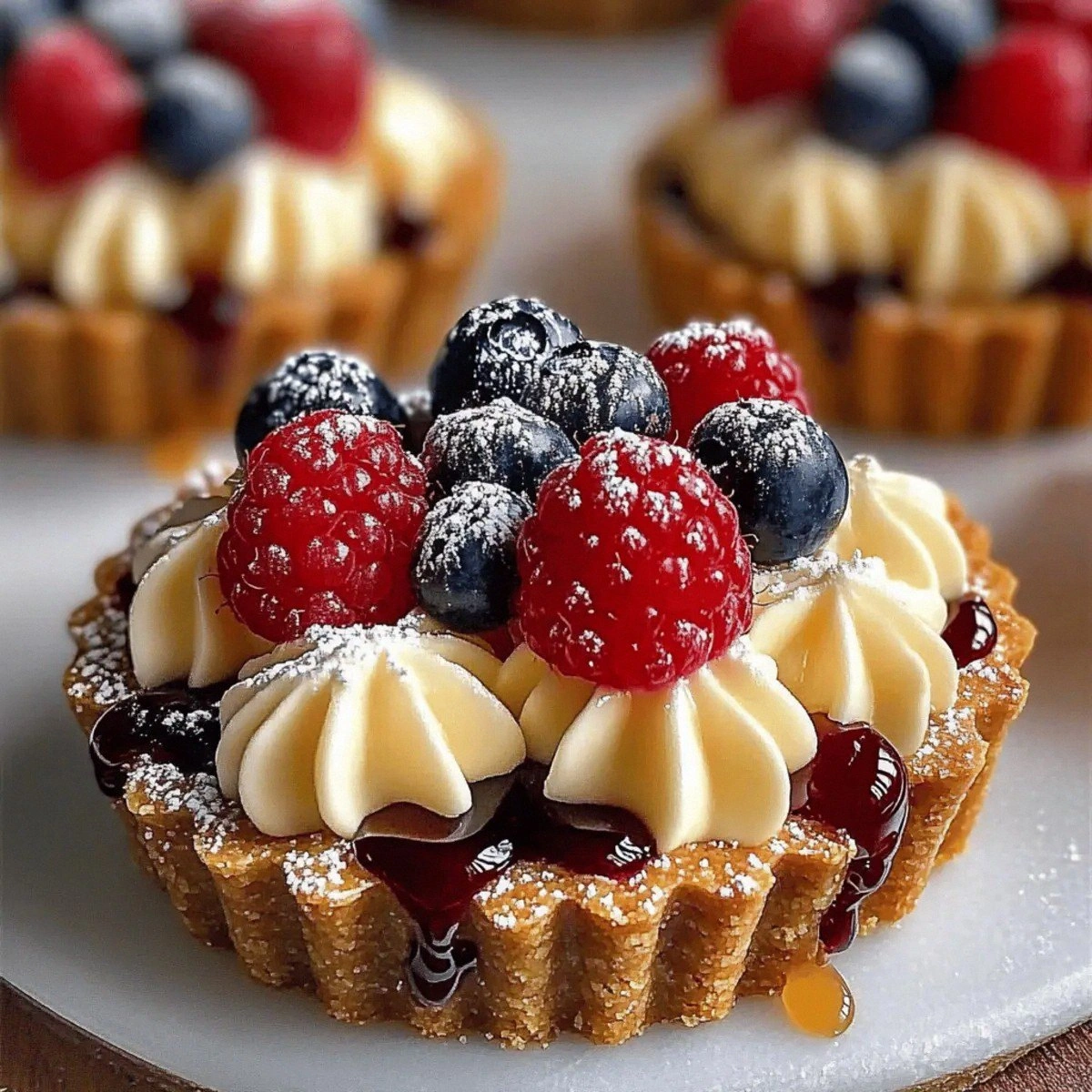 Elegant White Chocolate Mousse Tartlets for Sweet Celebrations