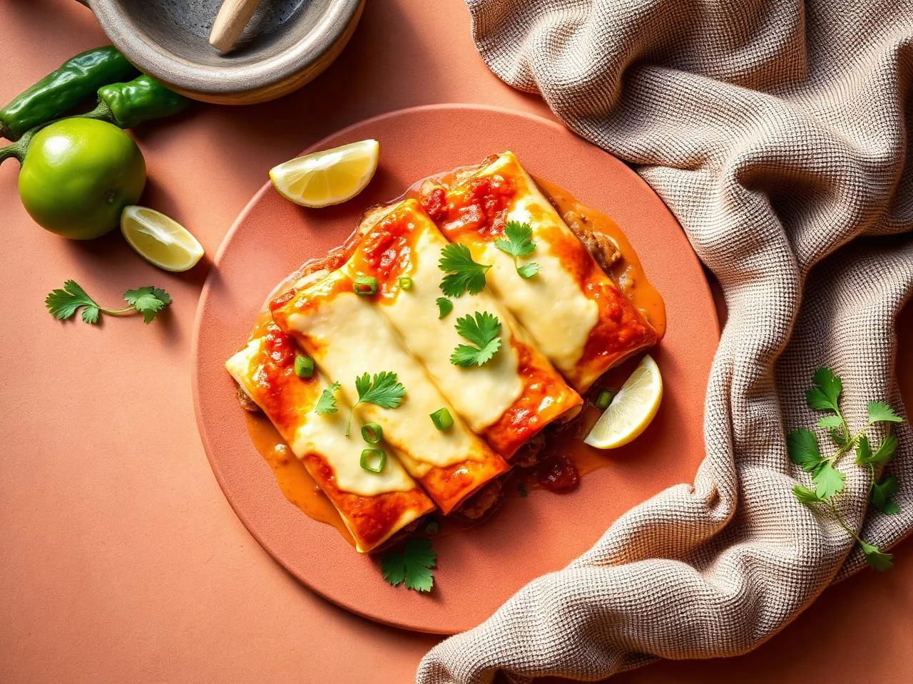 Enchiladas De Chayote Y Queso