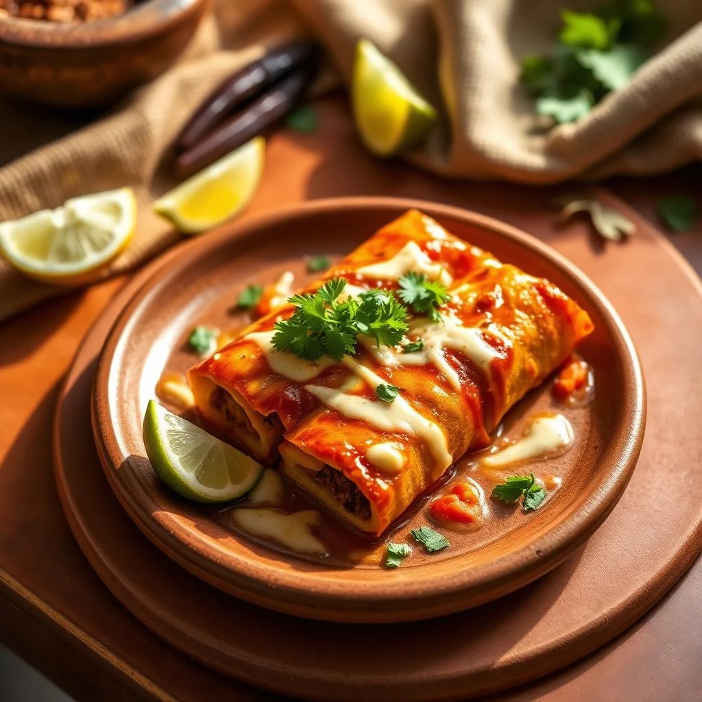 Enchiladas De Chorizo Con Papas