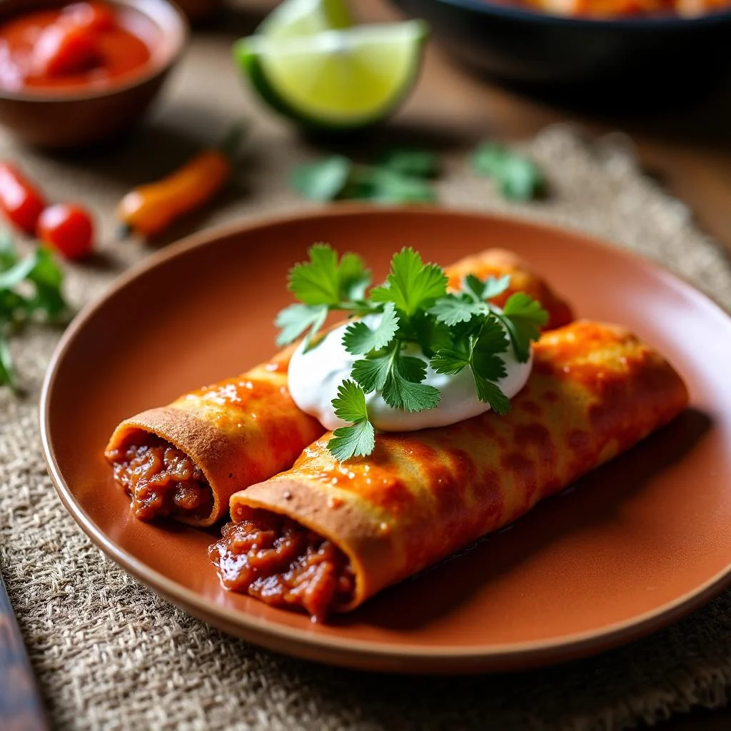 Enchiladas Rojas