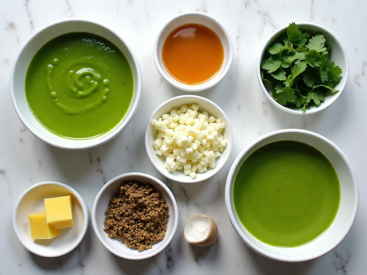 Ingredients for Enchiladas Verdes