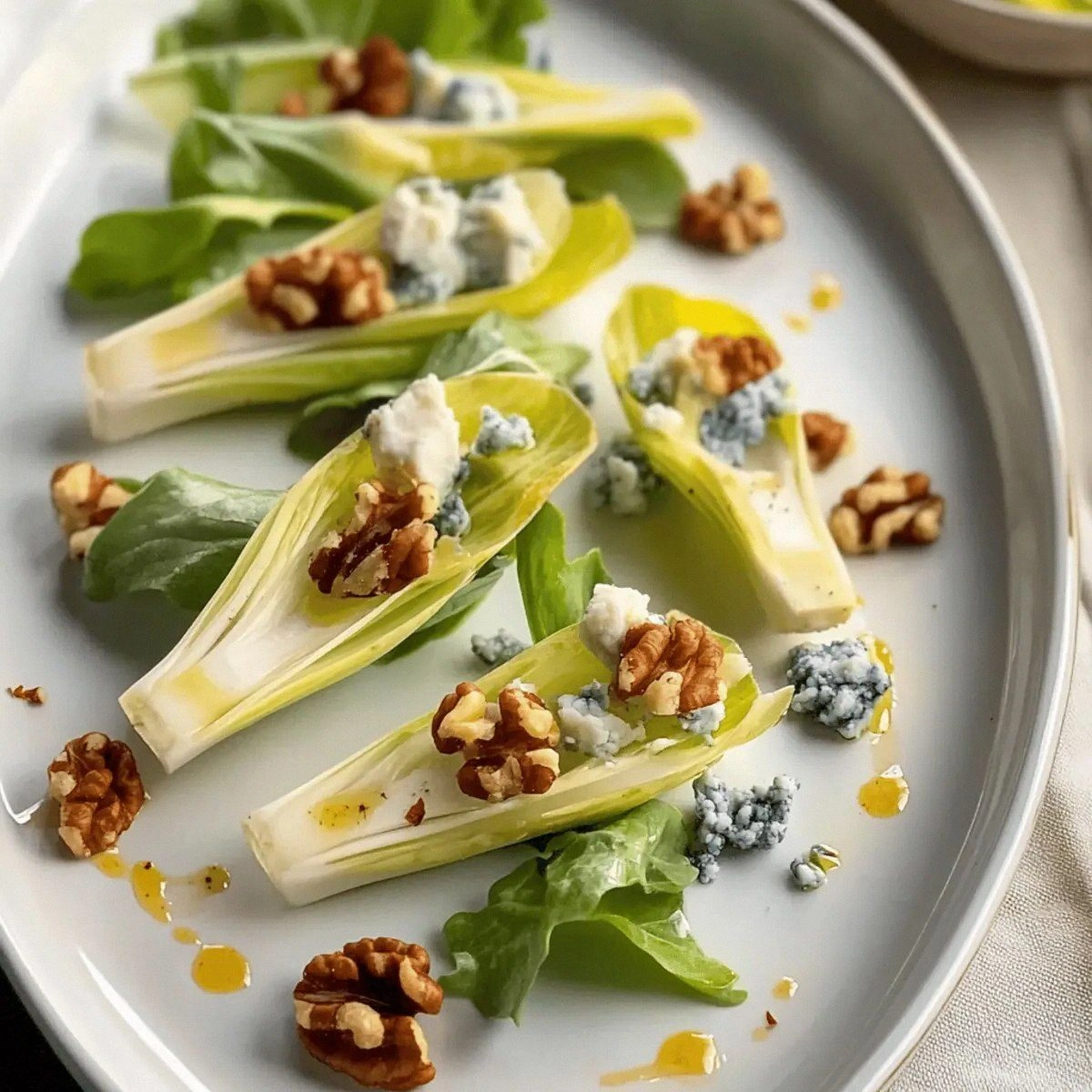 Endive Salad With Walnuts and Blue Cheese for a Nutty Twist