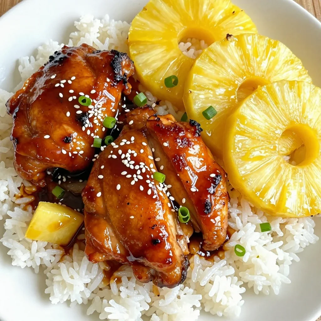 Meal Prep Chicken Teriyaki with Pineapple and Rice