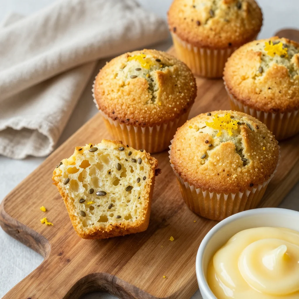Soft Lemon Poppy Seed Muffins for Bright Morning