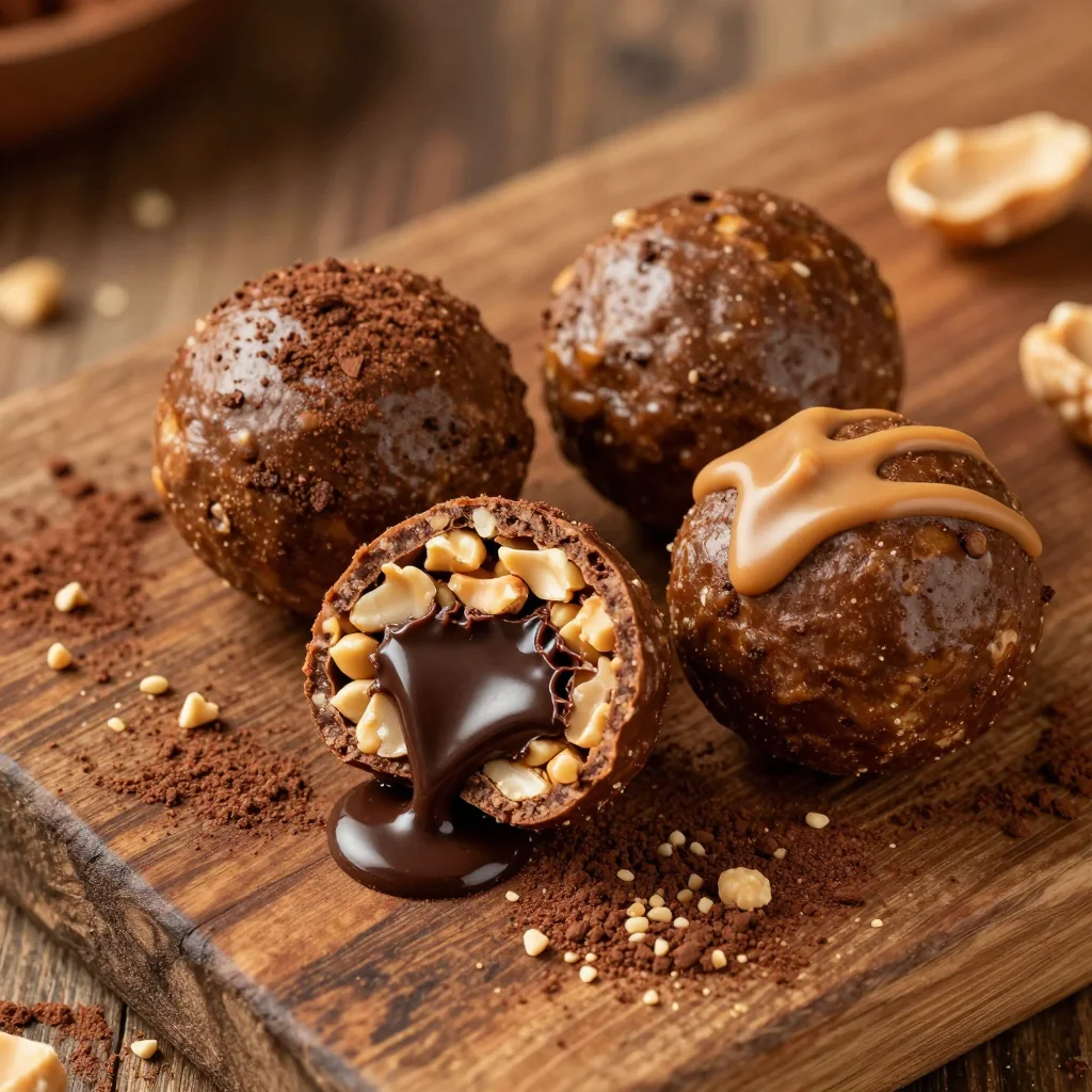 Peanut Butter Cup Protein Balls For Sweet Tooth