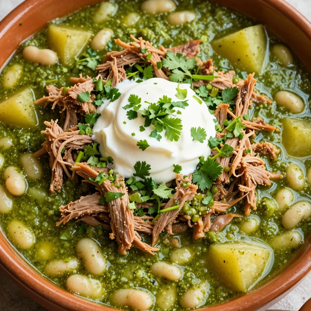 Slow Cooker Beef Chili Verde: Zesty & Flavorful