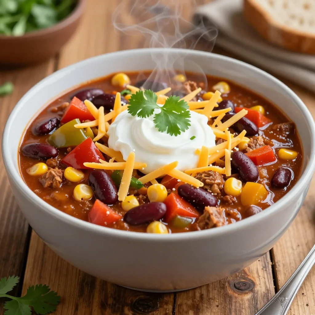 Quick Veggie-Packed Turkey Chili for Family Game Night
