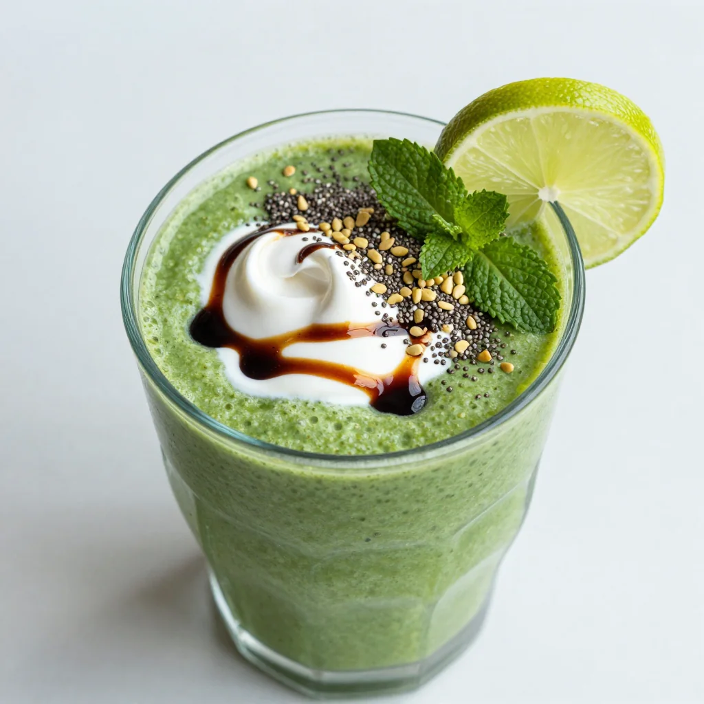 Vibrant Green Detox Smoothie For Energy Boost