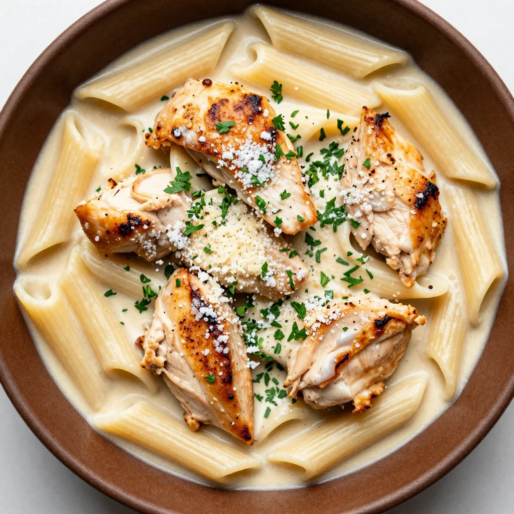 Creamy Garlic and Parmesan Chicken Pasta