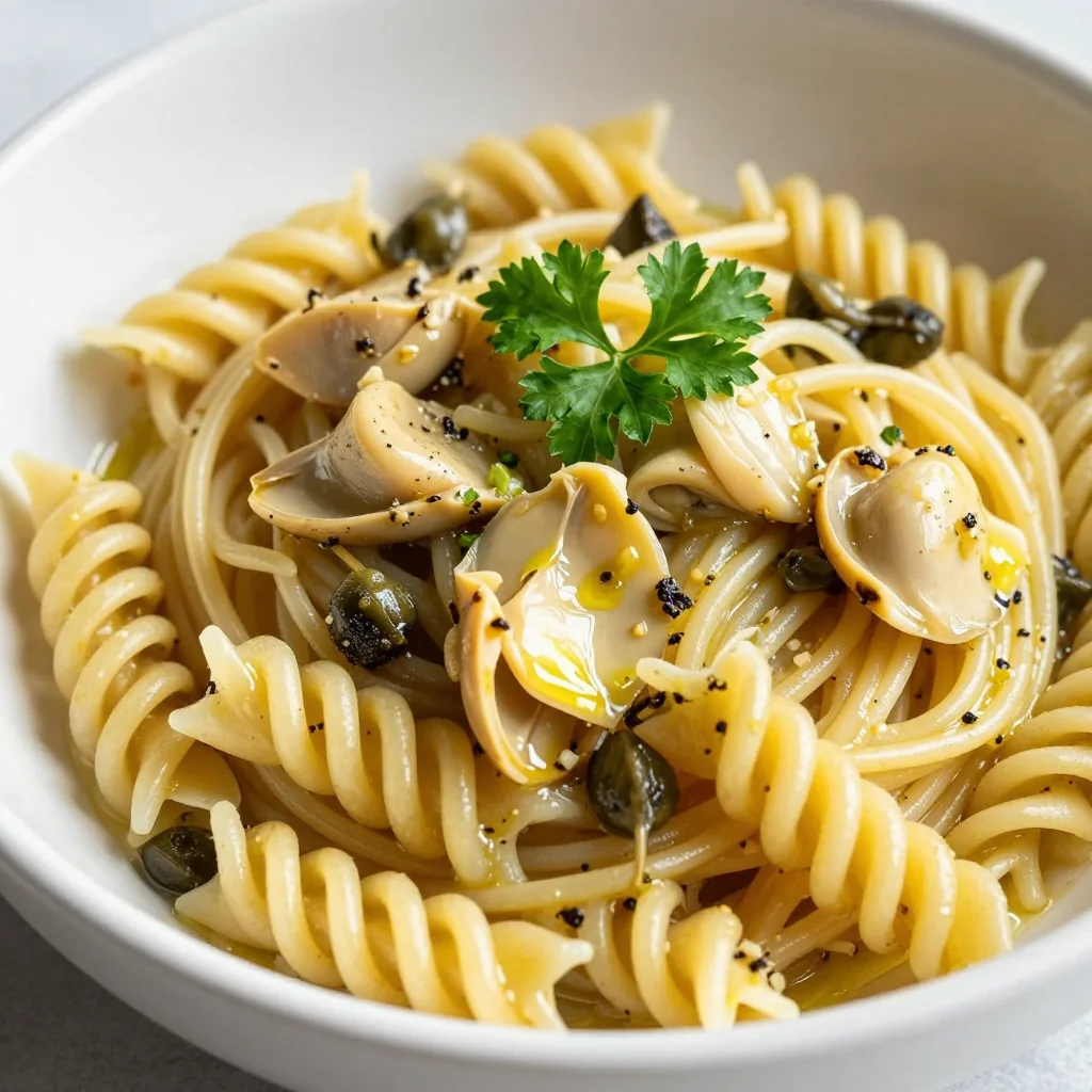 Pantry Pasta With Canned Artichokes And Capers