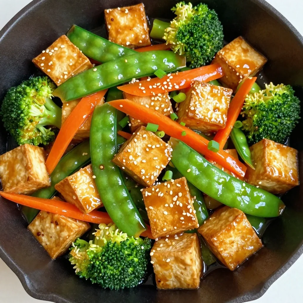 Crispy Tofu Stir Fry for a Quick Vegan Meal