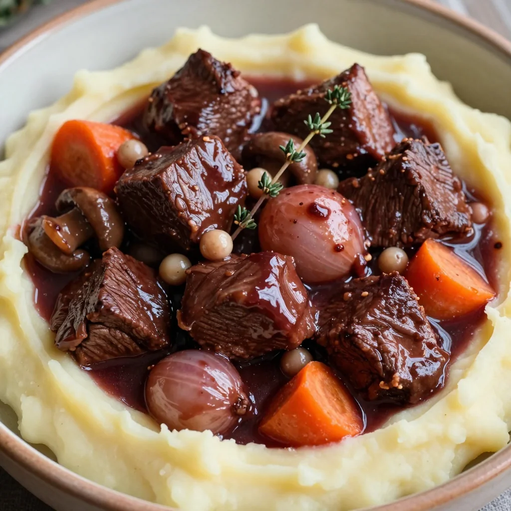 Slow Cooker Beef Bourguignon for Winter Comfort