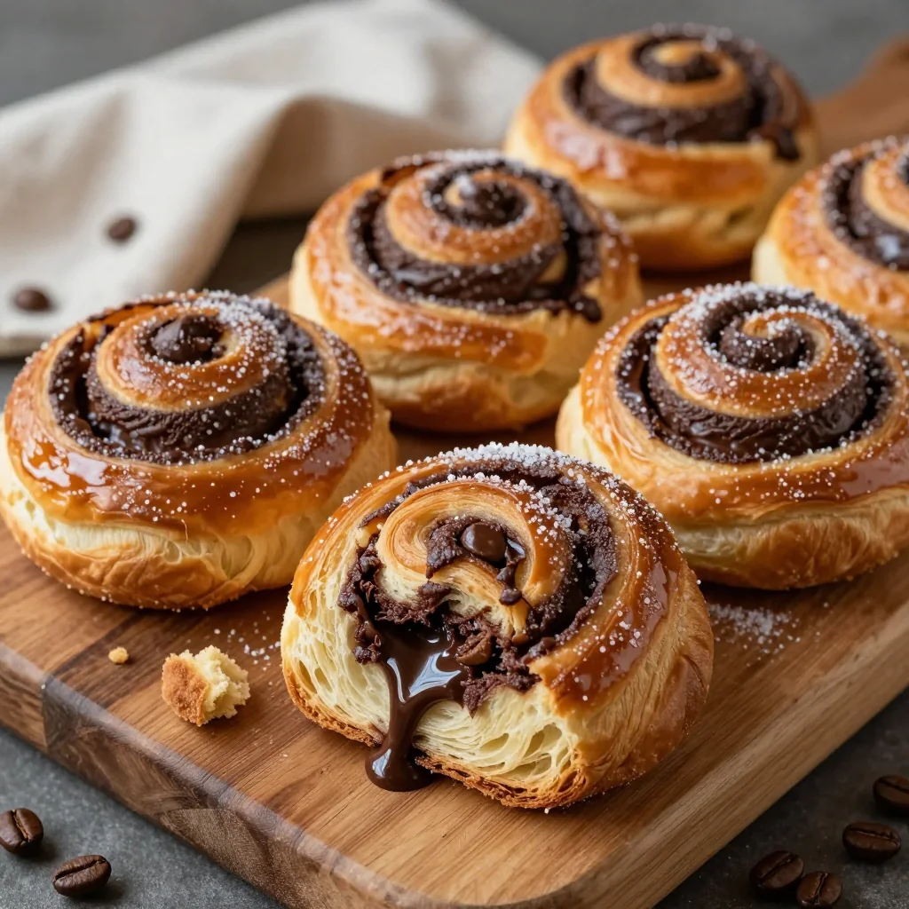 Warm Chocolate Babka Buns for a Breakfast Treat