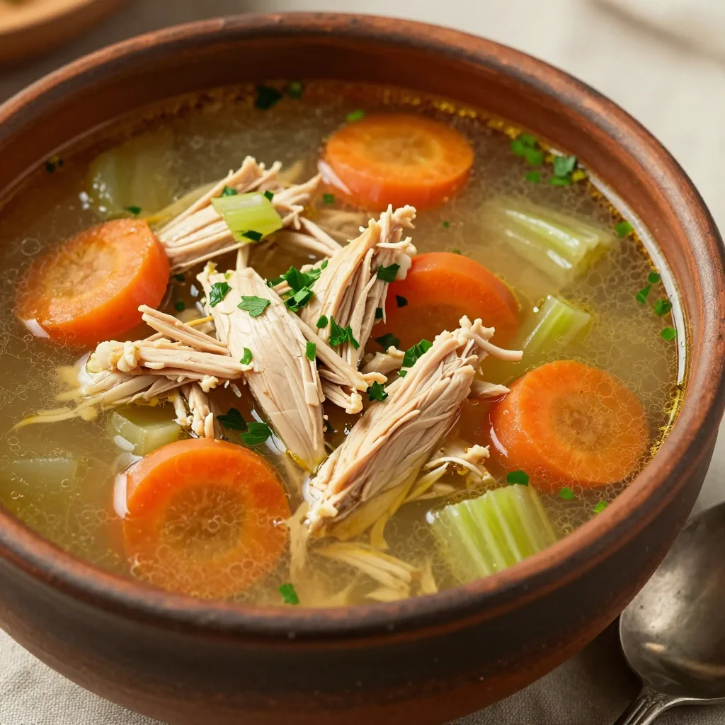 Quick Weeknight Freezer Friendly Pantry Chicken Soup in 20 Mins