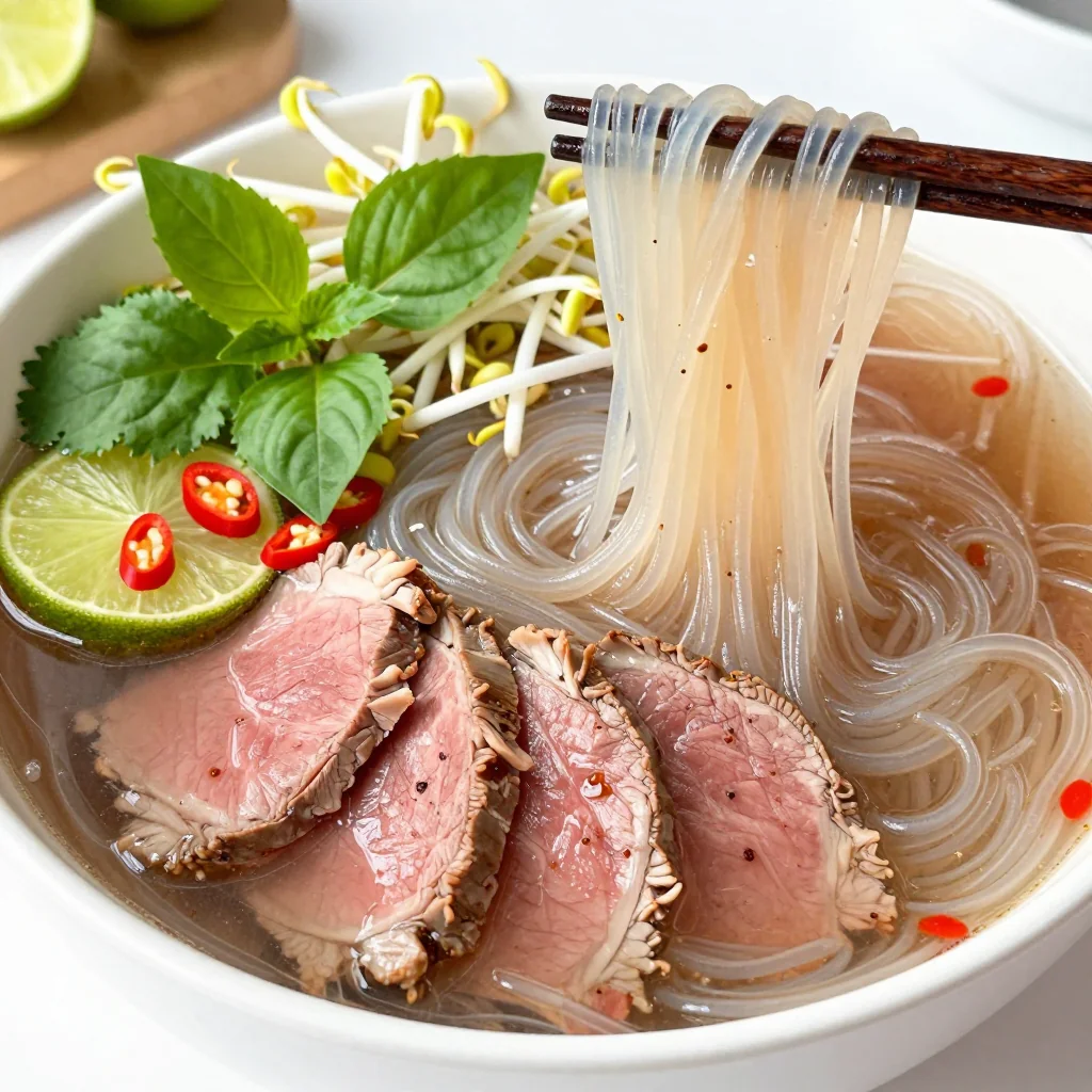 High Protein Beef Pho for Cozy January Reset