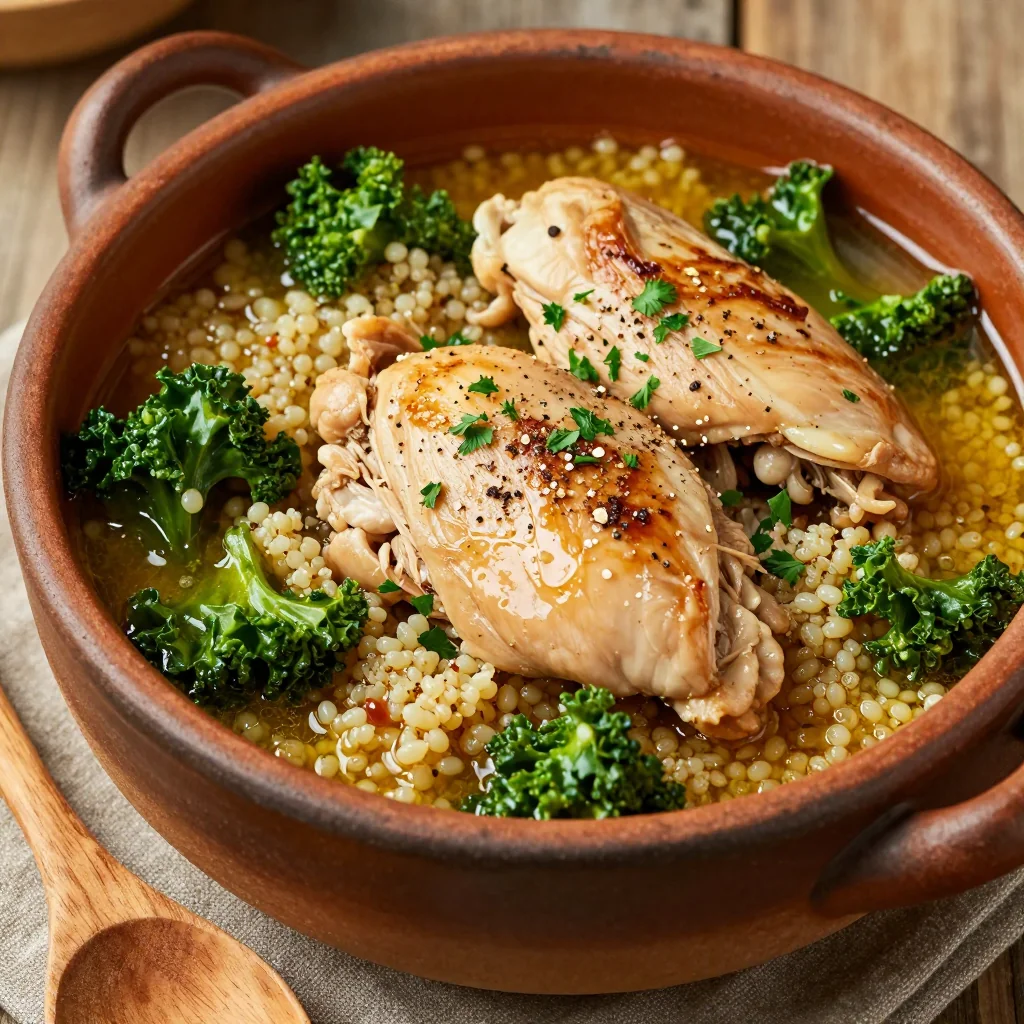 Healthy Slow Cooker Chicken and Quinoa Stew Recipe