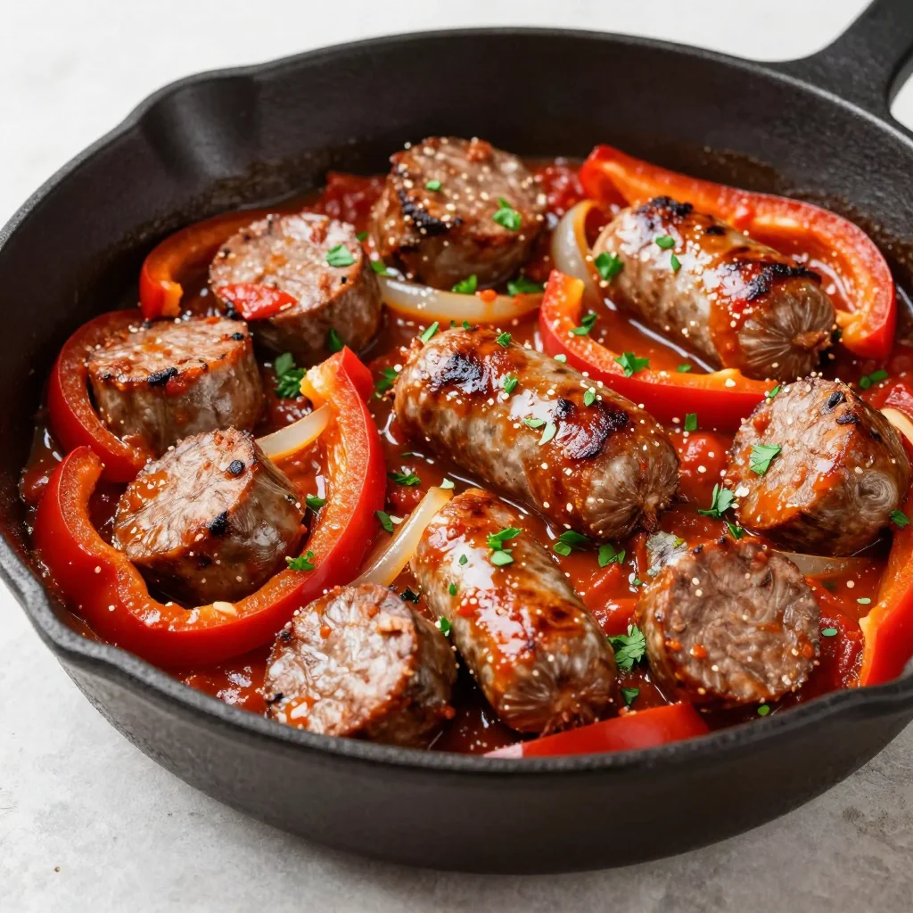 30-Minute Sausage and Peppers for NFL Playoffs