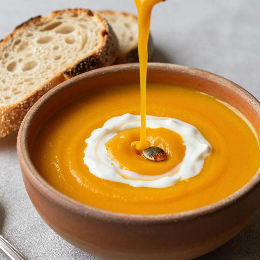 Healthy Pumpkin Soup For January Comfort Food Cravings