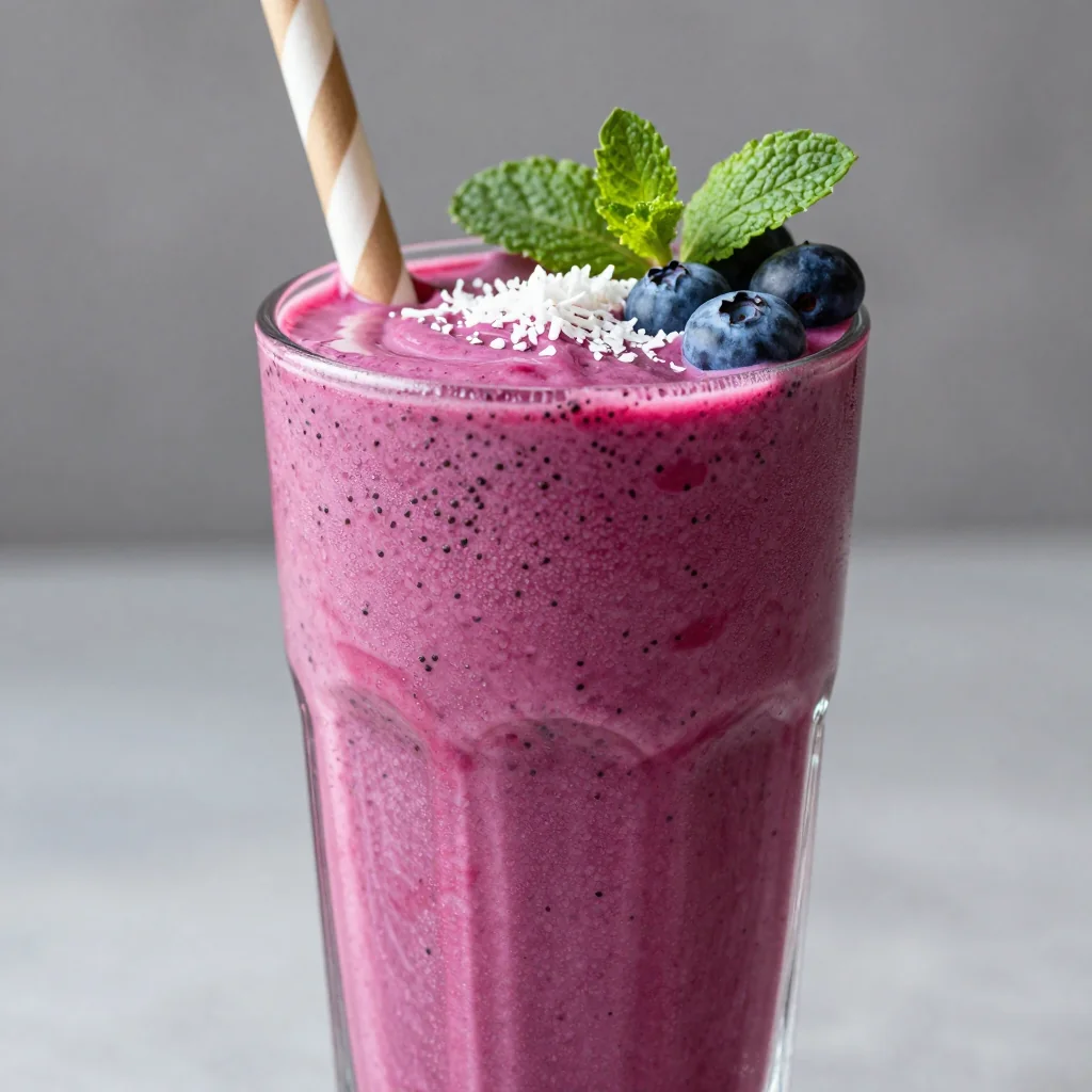 January Reset Morning Smoothie With Chia Seeds