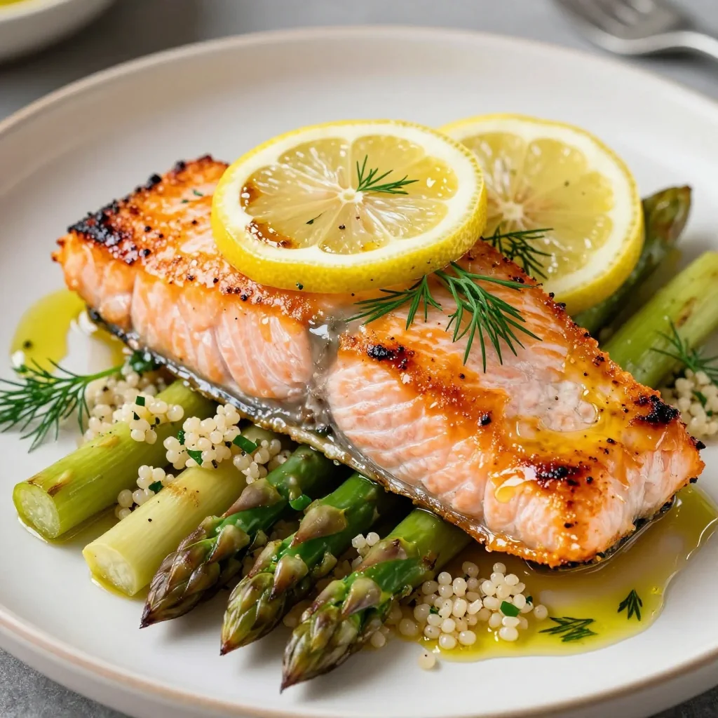 Healthy Baked Salmon with Lemon and Dill