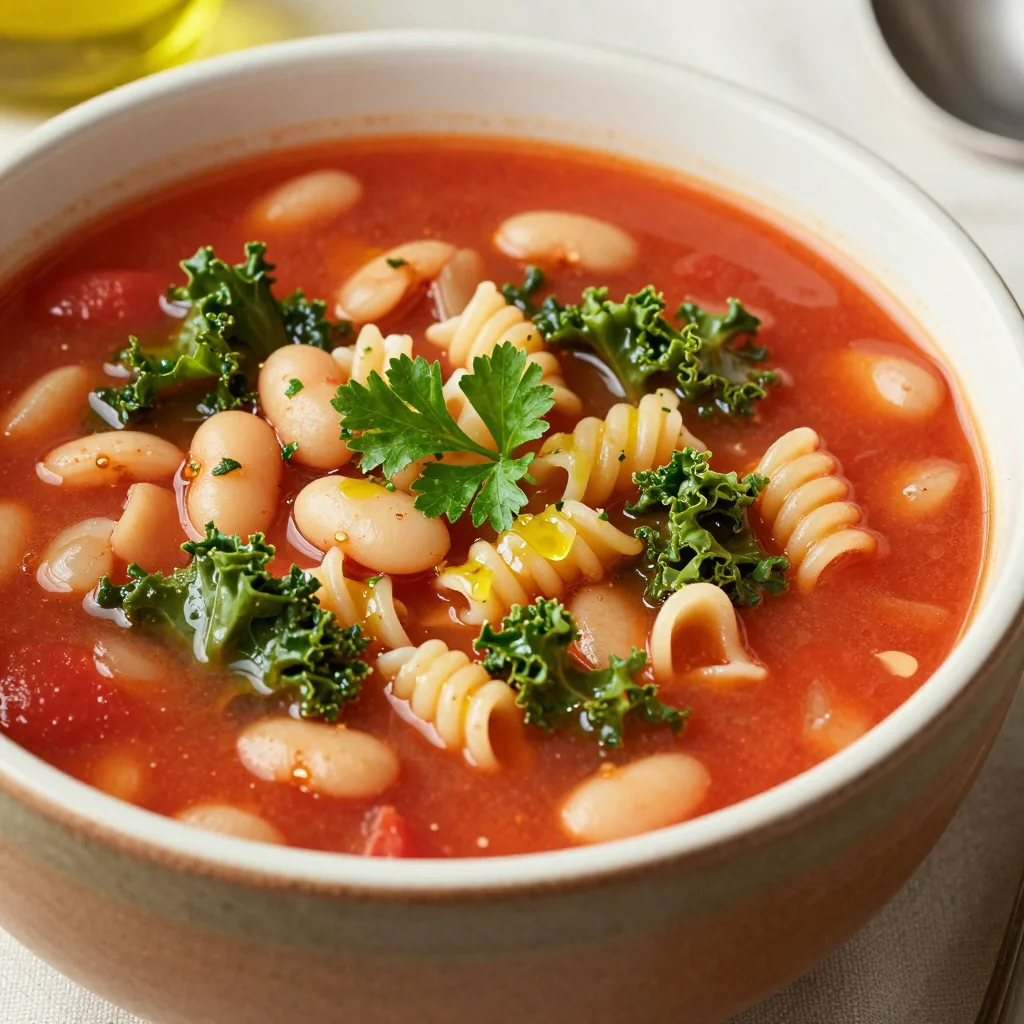 New Year's Day Slow Cooker Minestrone Soup for Detox