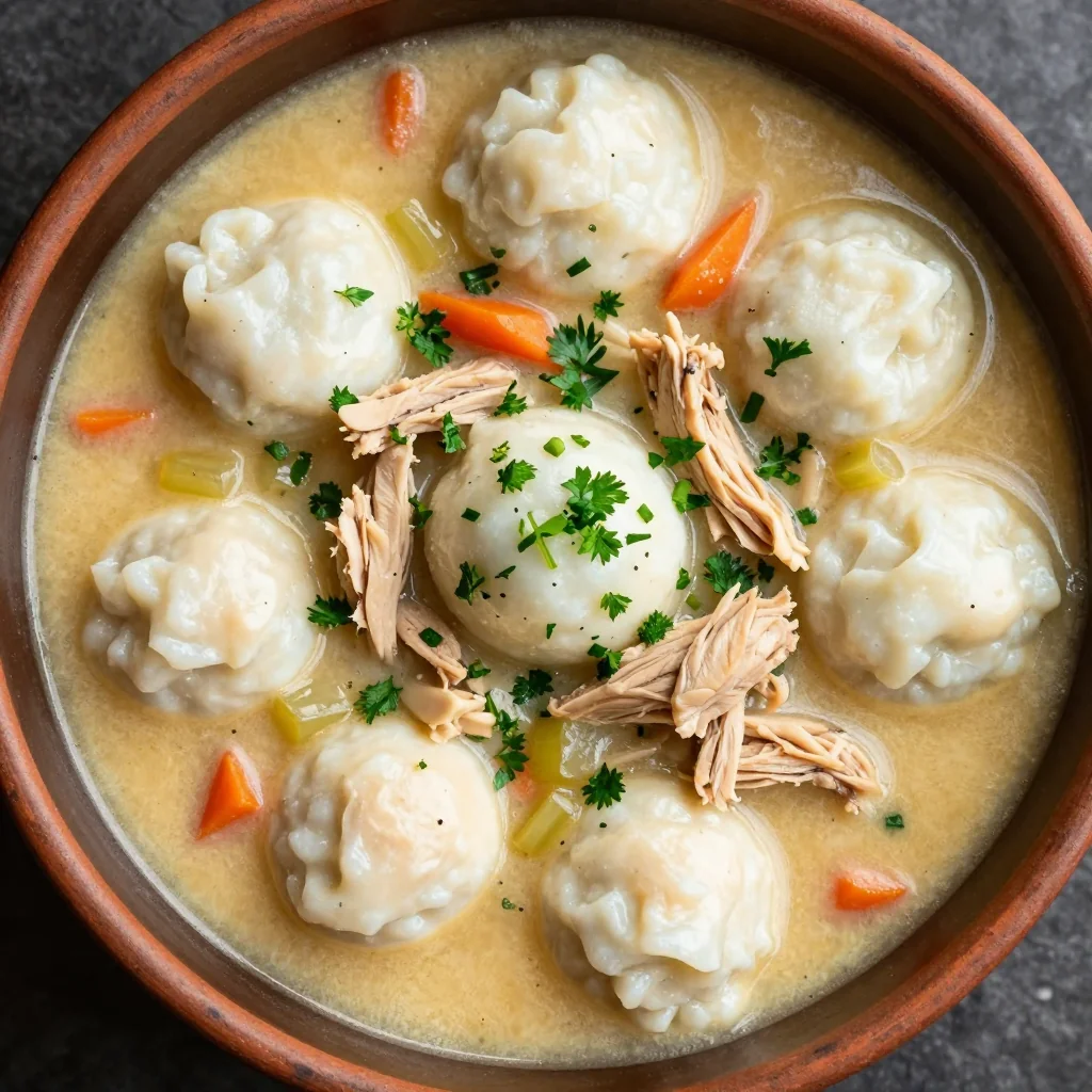 Creamy Chicken And Dumplings That Are Fluffy