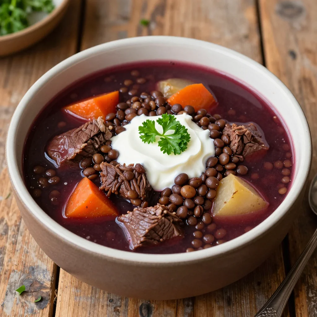 Winter Beef and Lentil Stew for Cozy Nights