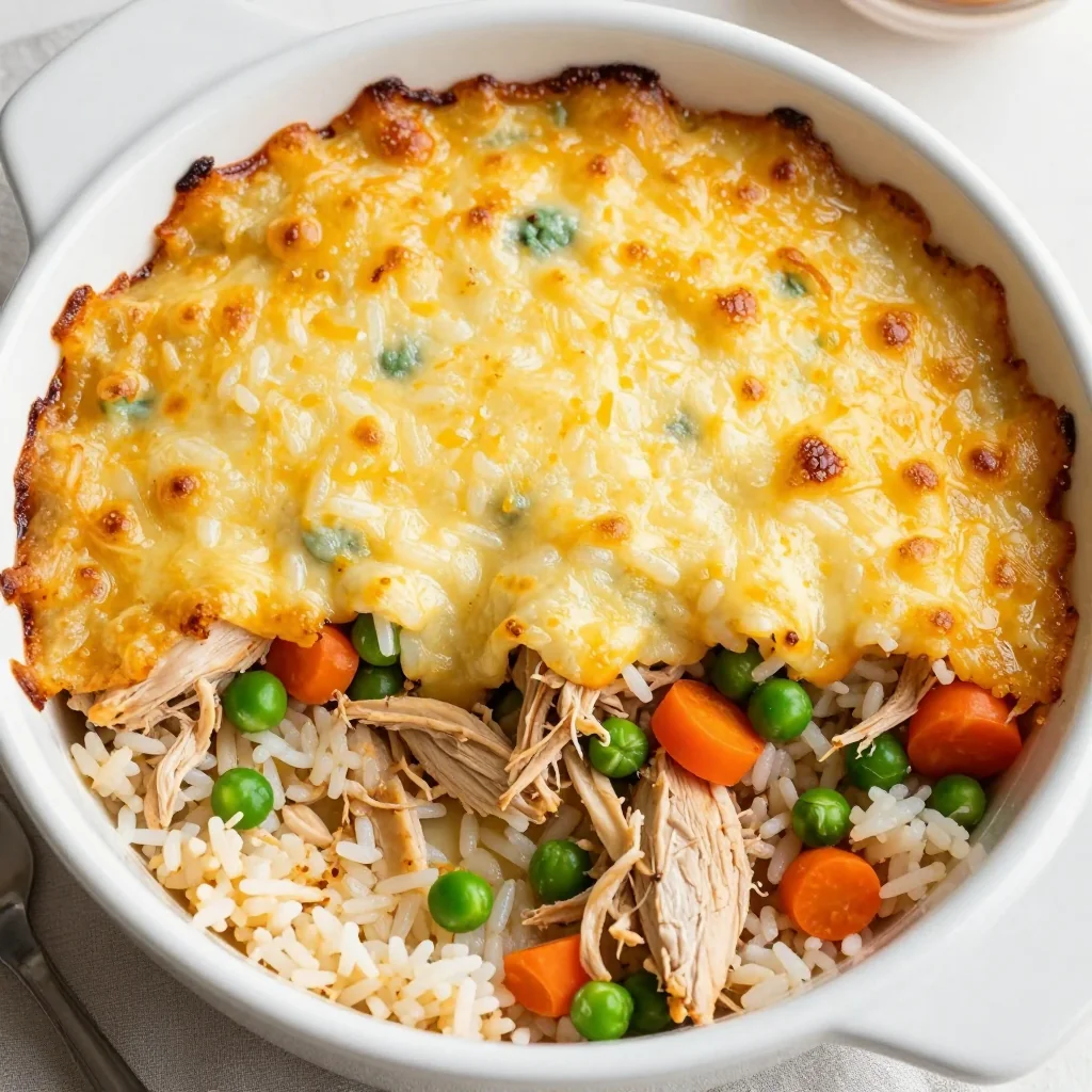 Kid-Friendly Freezer Chicken and Rice Casserole