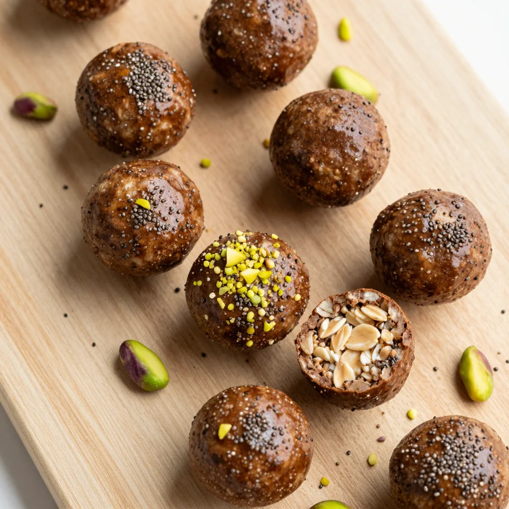 Healthy Date-Sweetened Energy Balls for Clean Eating