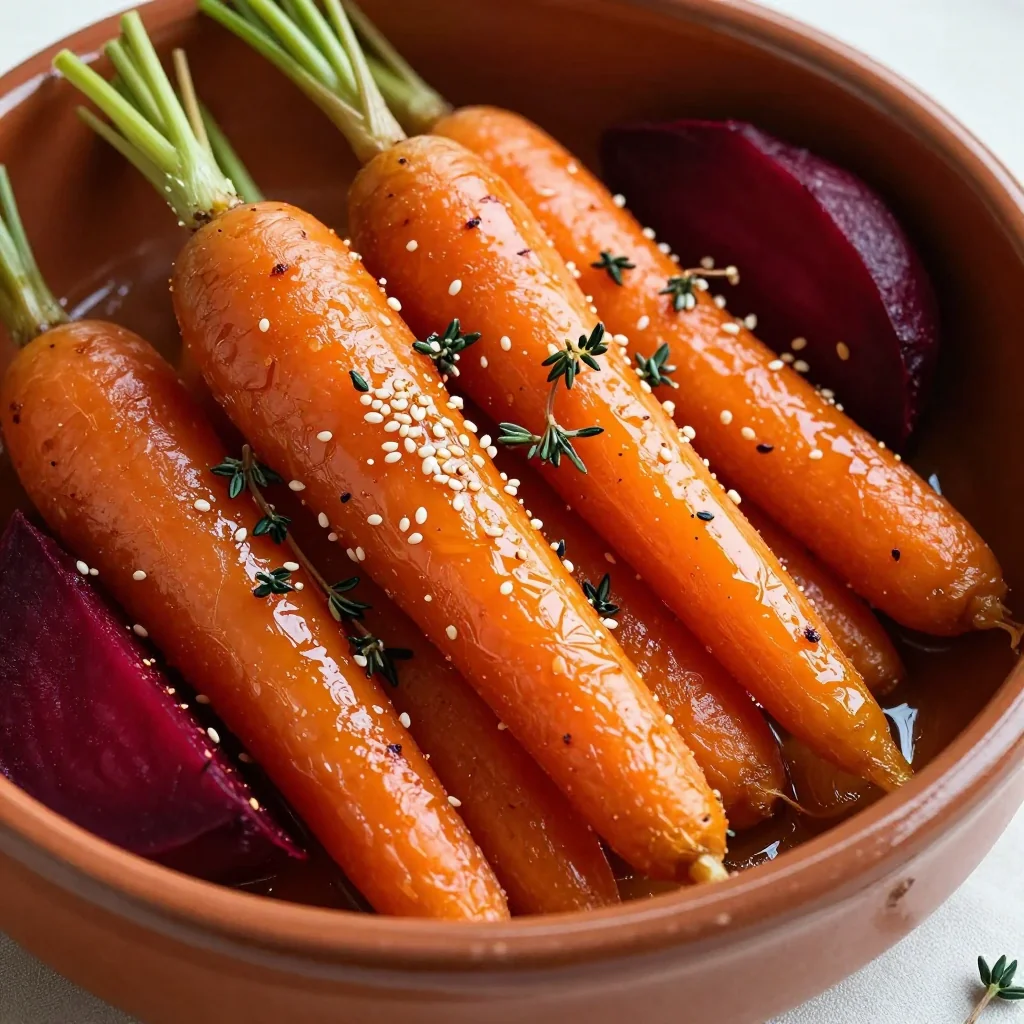 healthy lemon roasted beets and carrots for cold january days