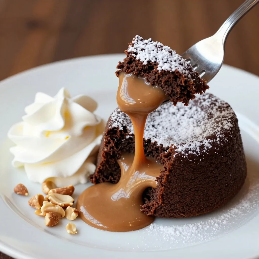 Slow Cooker Chocolate Peanut Butter Lava Cakes for Dessert
