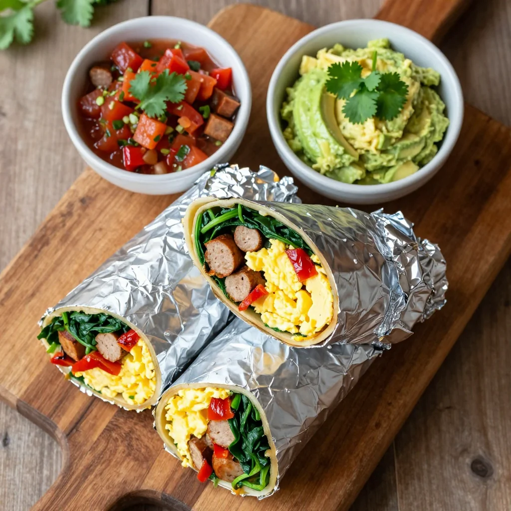 Freezer Breakfast Burritos for a Healthy January
