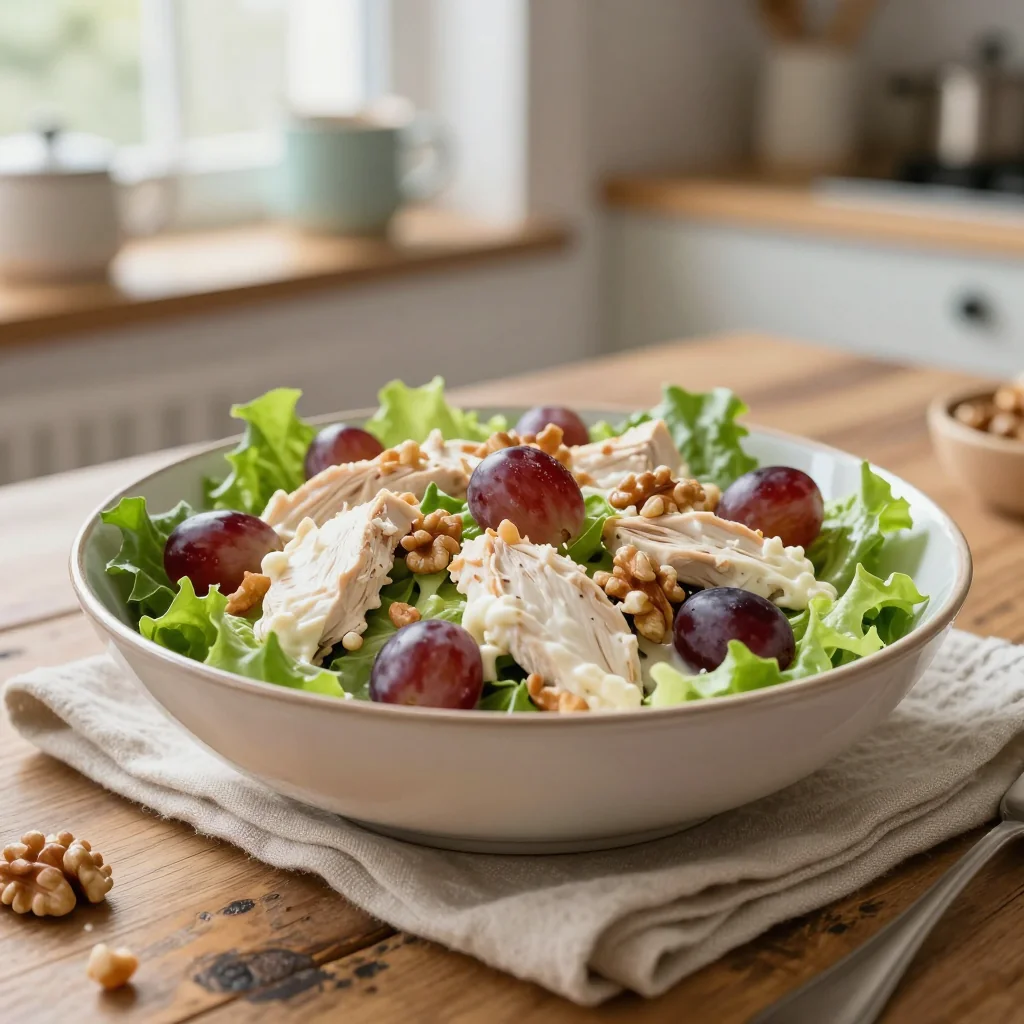 Chicken Salad with Grapes and Walnuts