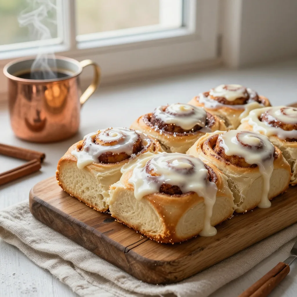 Homemade Cinnamon Rolls with Cream Cheese Icing