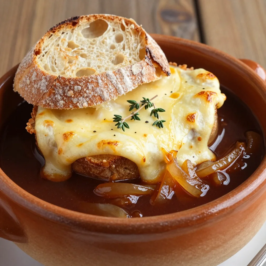 Cozy Slow Cooker French Onion Soup for January Evenings