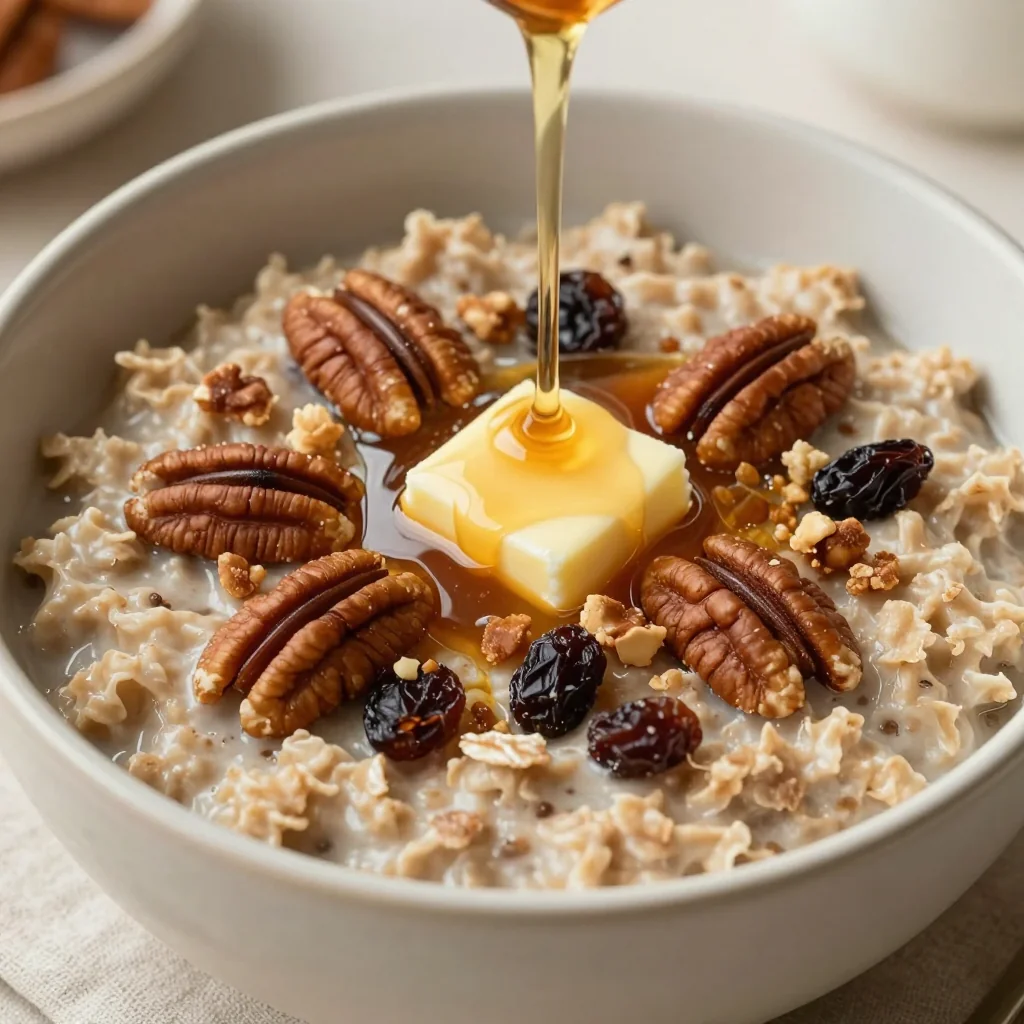 Warm Maple Pecan Oatmeal for a Hearty Breakfast