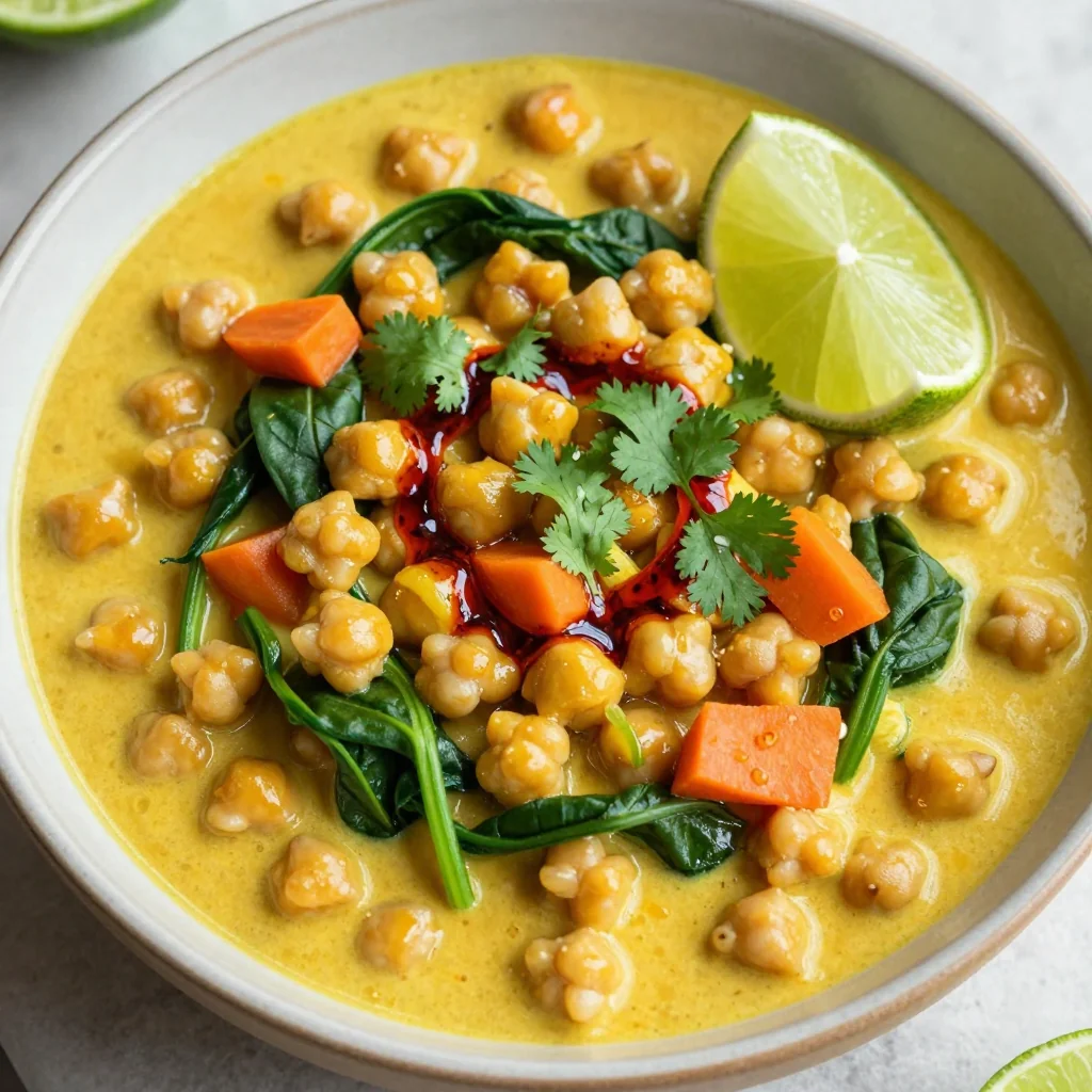 Rich Coconut Curry Chickpeas That Are So Creamy