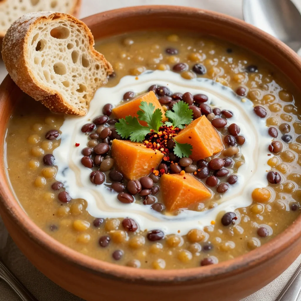 Cozy Slow Cooker Curried Lentil Soup for Winter Warmth