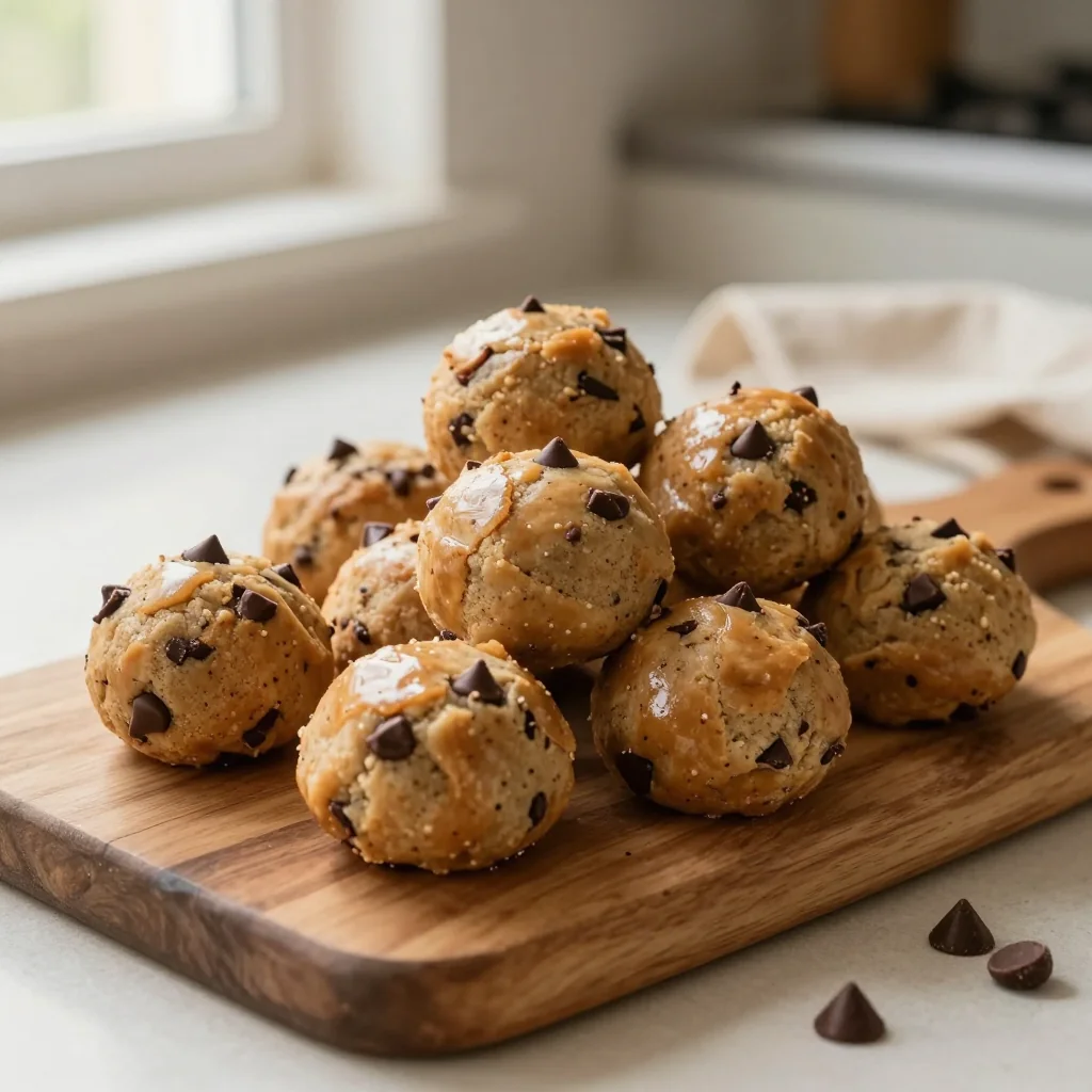 Chocolate Chip Cookie Dough Balls