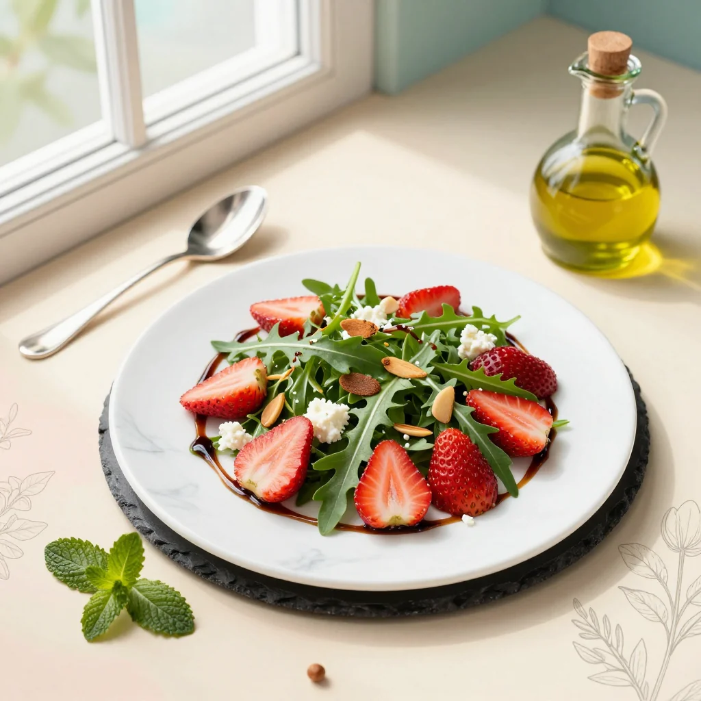 Strawberry Salad with Balsamic Vinaigrette
