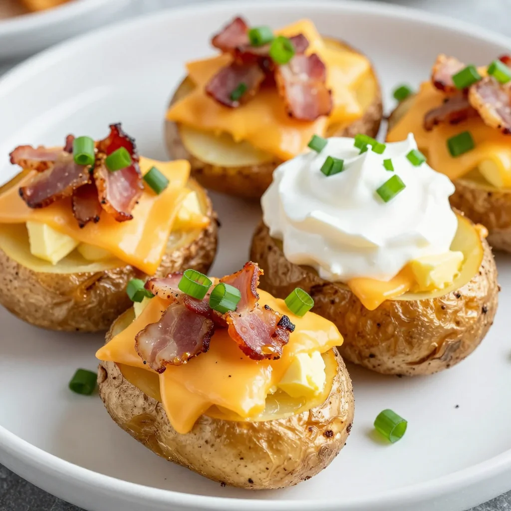 Cozy NFL Playoff Loaded Potato Skins That Are Crispy
