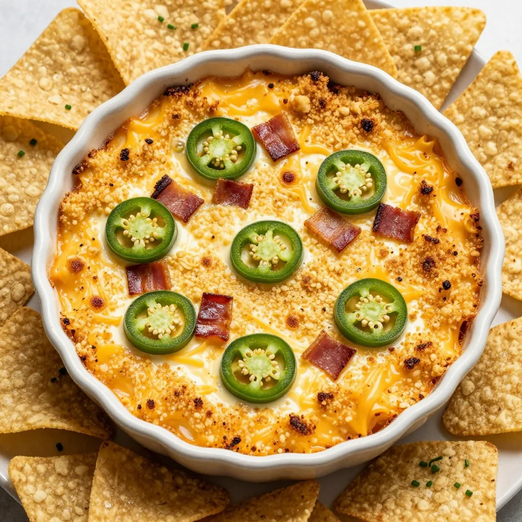 NFL Playoff Jalapeno Popper Dip for Crowds